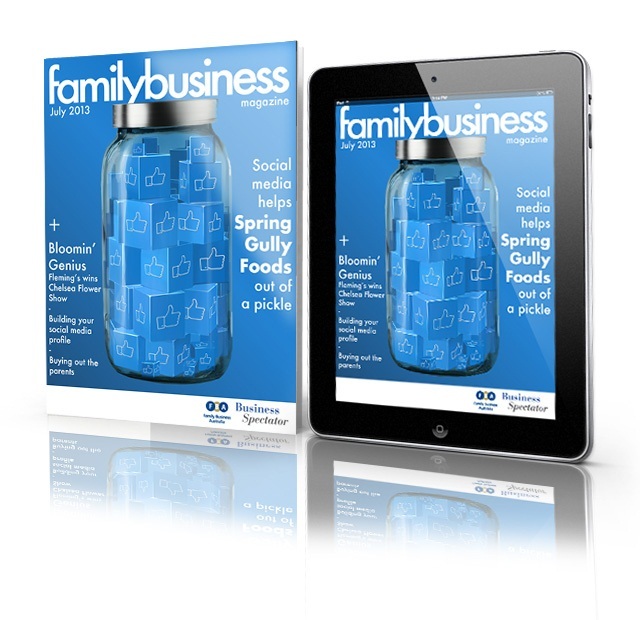Graph for Family Business Magazine - by Business Spectator 